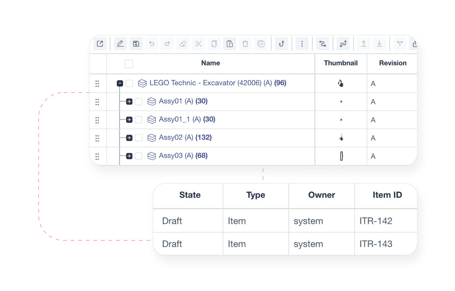 Bill Of Material Management Example