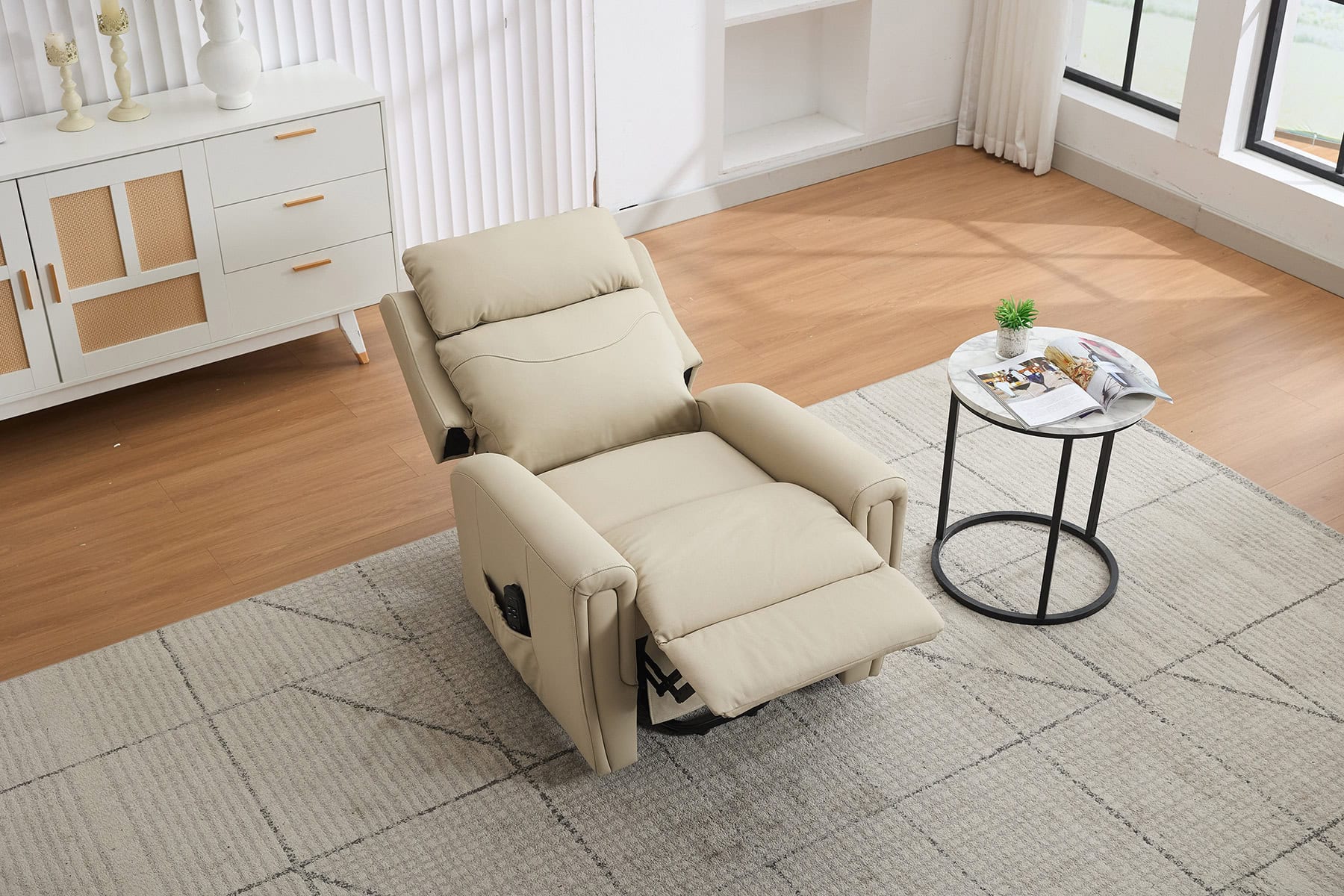 Brooklyn Dual Motor Riser in Stone (4)