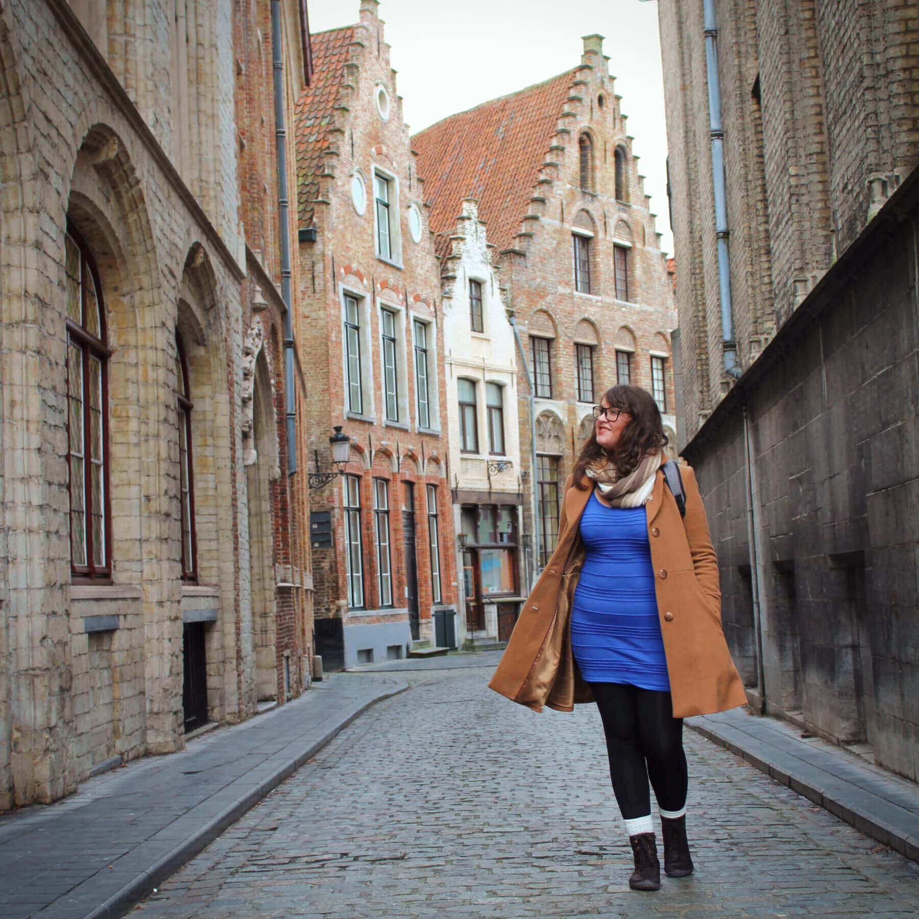 Wandering the streets of Brugges, Belgium.