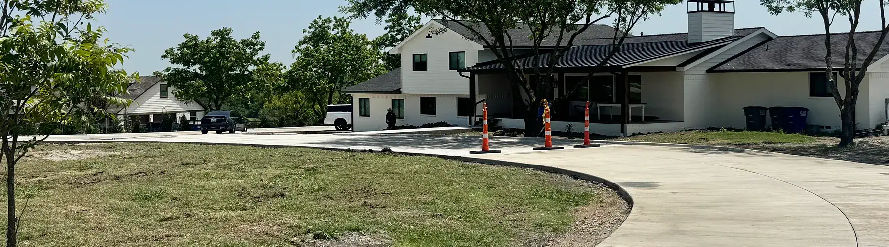 M Concrete Group Installs Concrete Driveways in Richardson and North Dallas