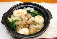 きりたんぽ風だんご鍋