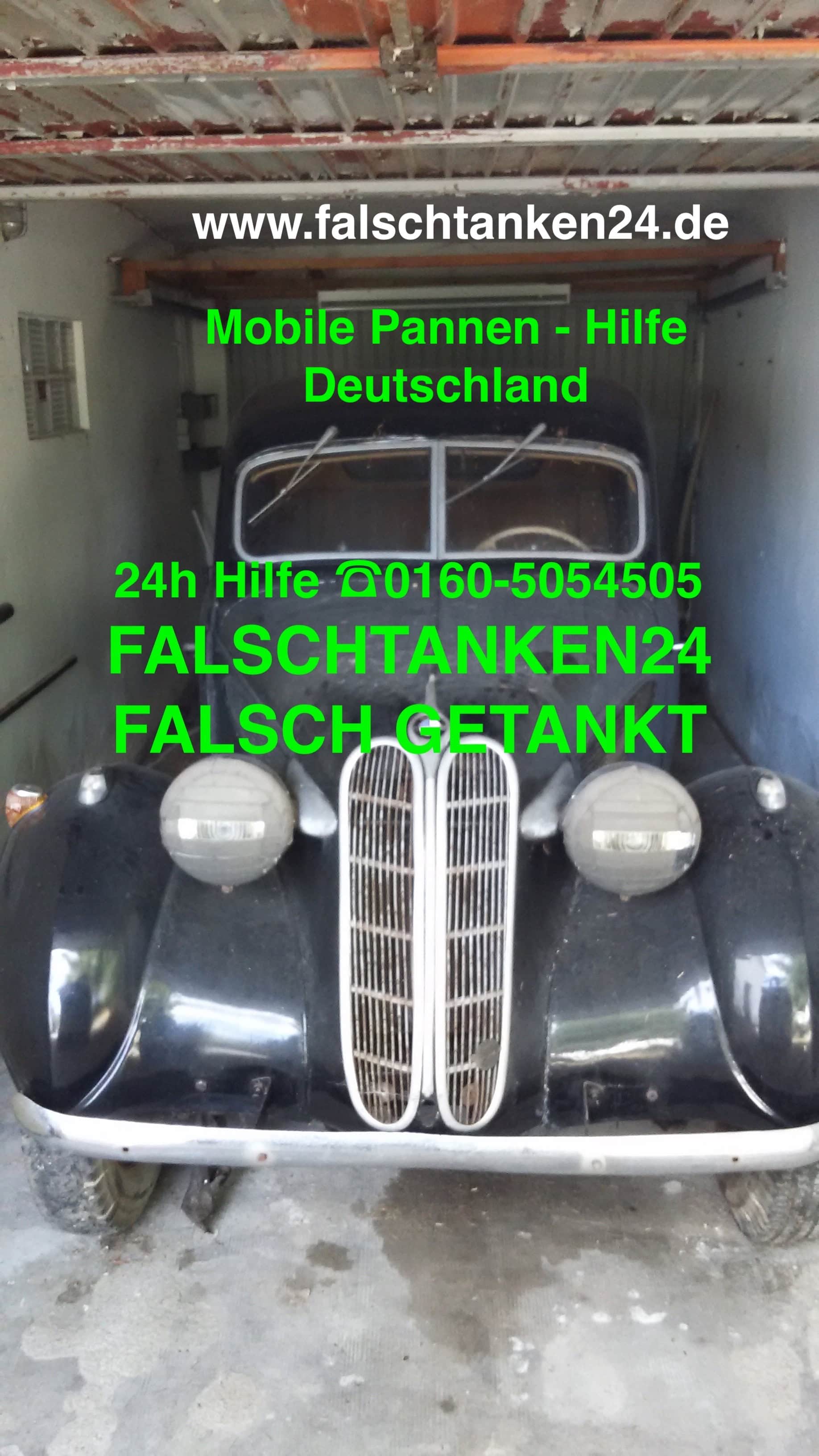 24h Mobiler Absaugnotdienst bei Falschbetankung 01605054505