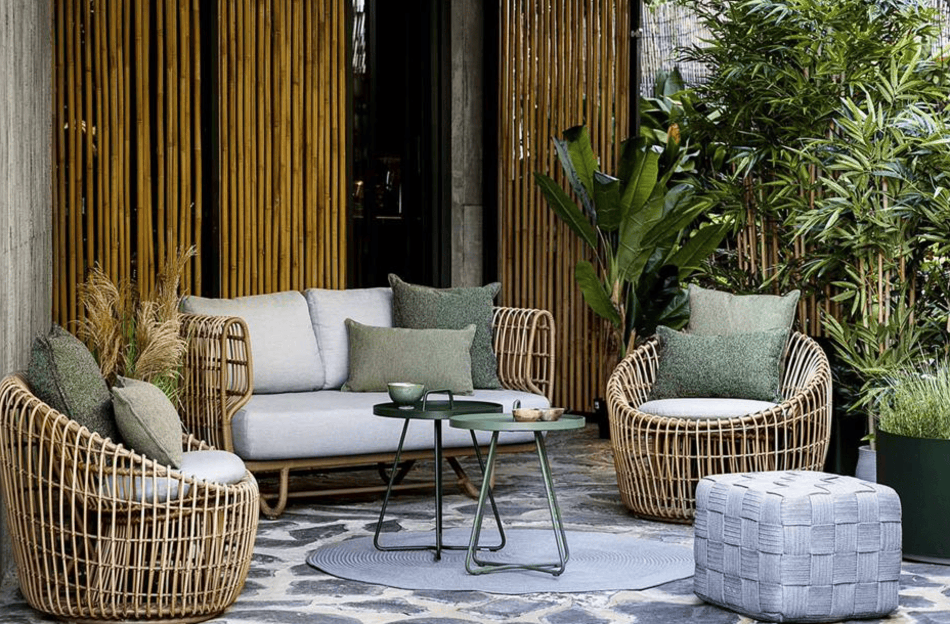 Rotan dan bambu