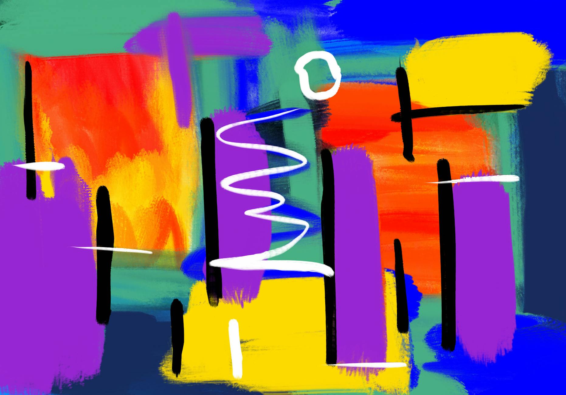 abstract art painting