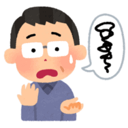 ろれつが回らない人の絵