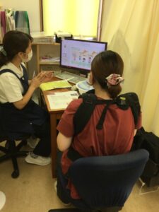 スキンケア教室の様子