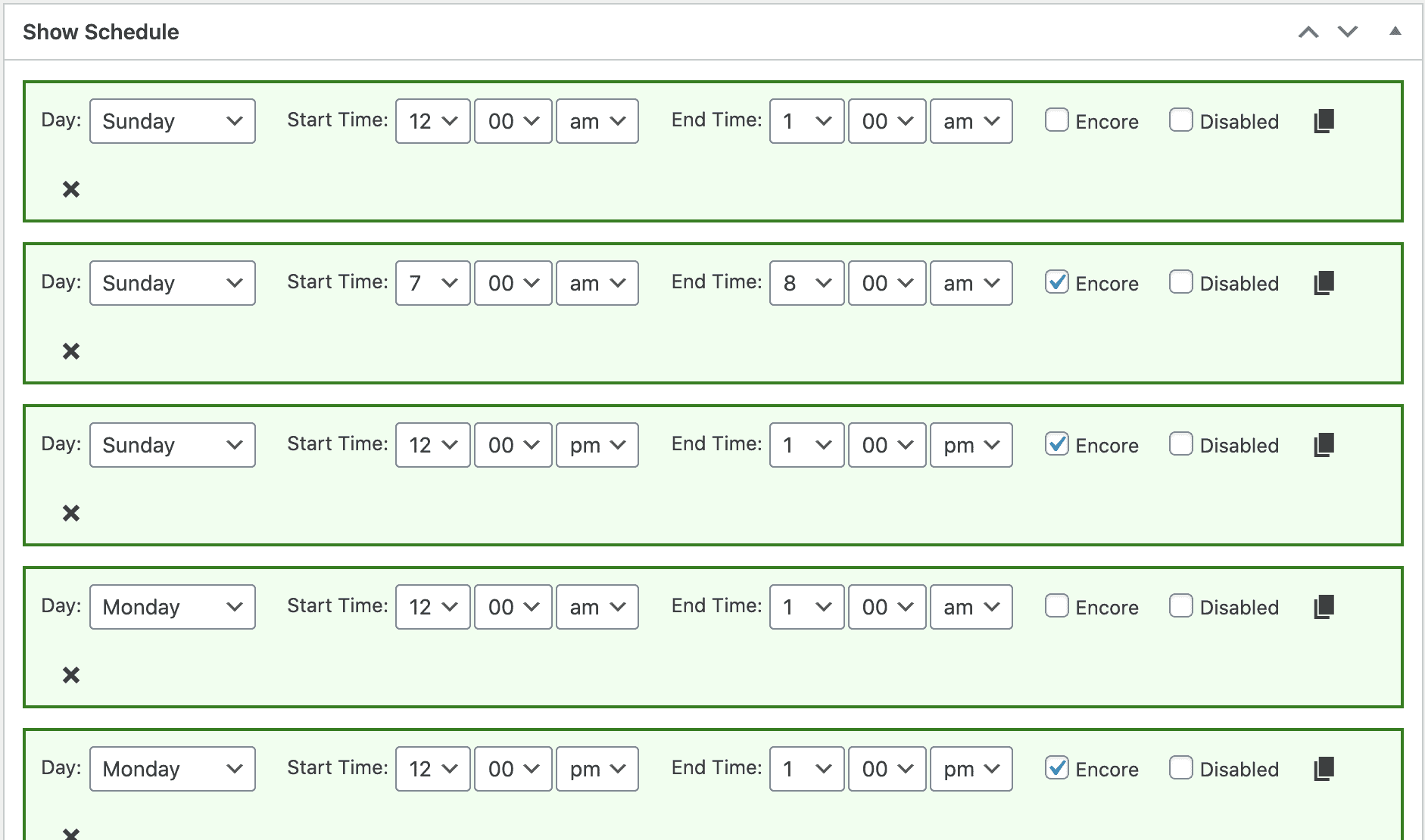 radio-station-show-scheduling-wordpress