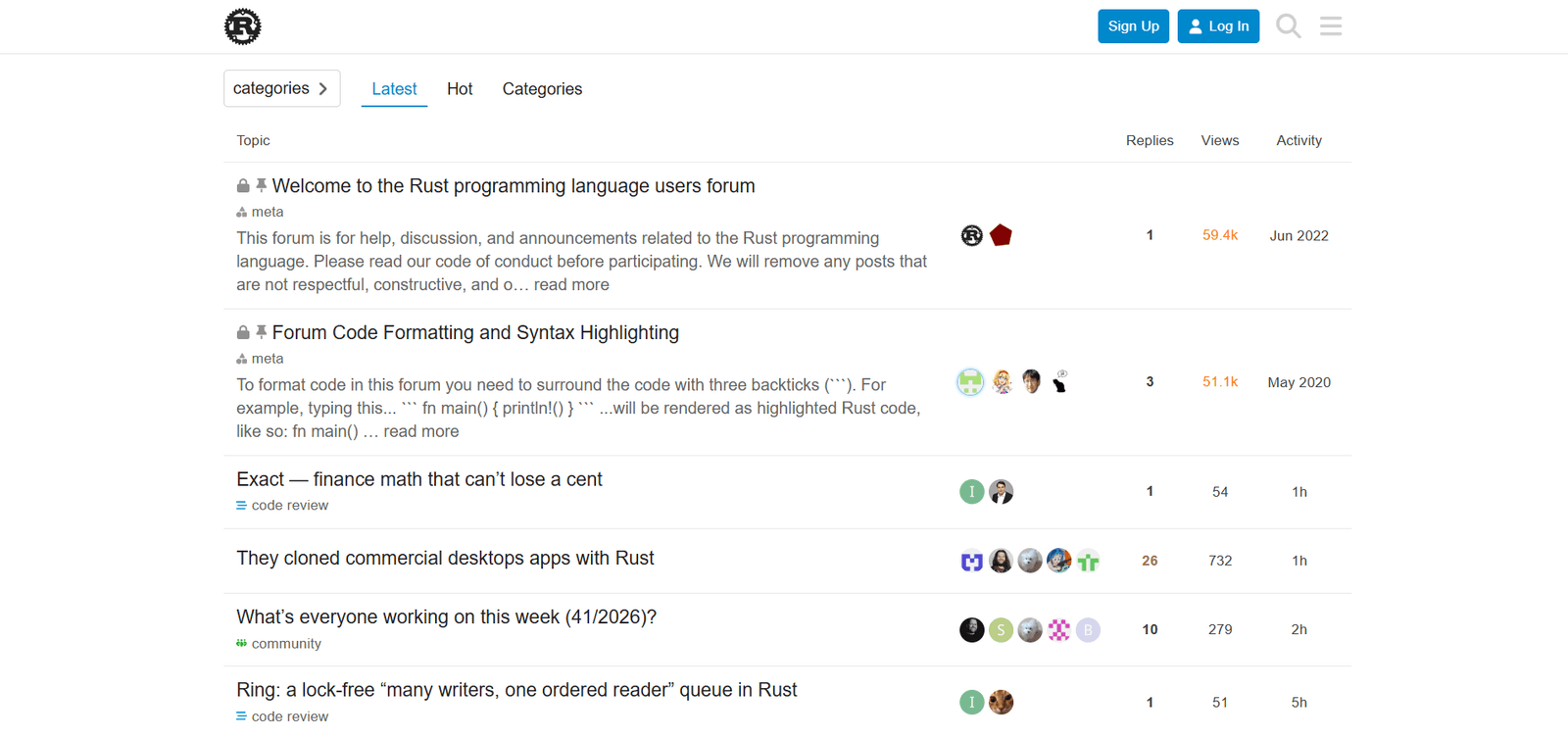 Rust Programming Language Forum