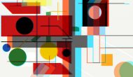 Myriam Thyes, Kreuz und Fläche zu Raum (2017). 3D-Still für Stereo-Brille (Rot / Türkis).