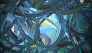 Mon Ami Bleu, Fortunat Frölich + Myriam Thyes, 2023-2024. 3D-Musik + Stereoskopische 3D-Animation, HD, 13:18.