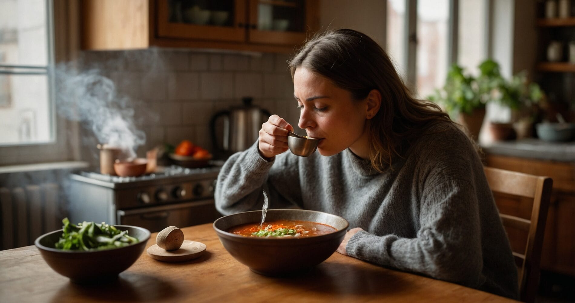 Rhinite gustative : pourquoi votre nez coule-t-il quand vous mangez ?