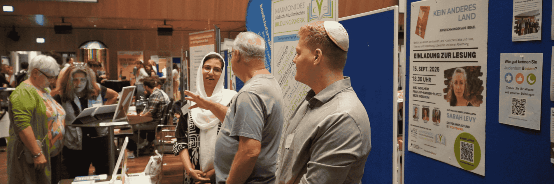 Demokratie-Tag Rheinland-Pfalz 2025; Stand des Maimonides Bildungswerks