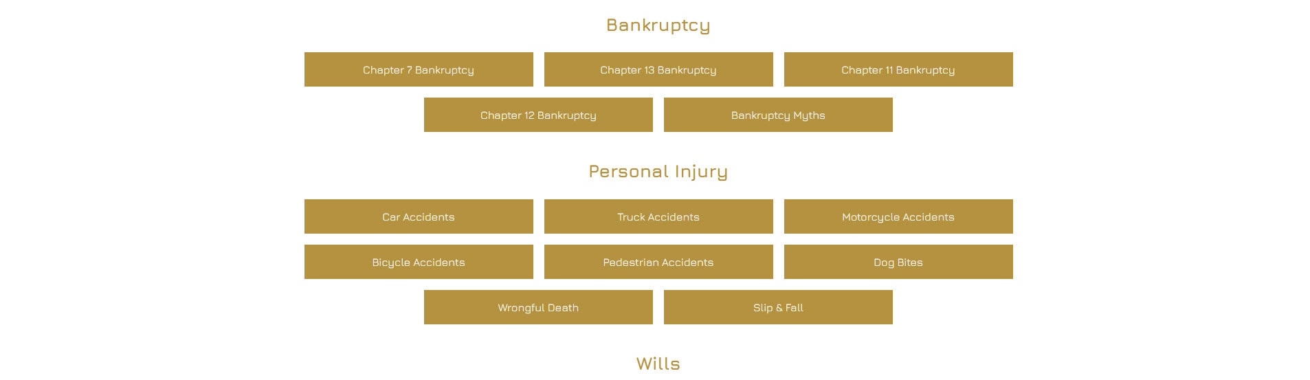 Practice Areas - Middle - John Schmidt & Associates
