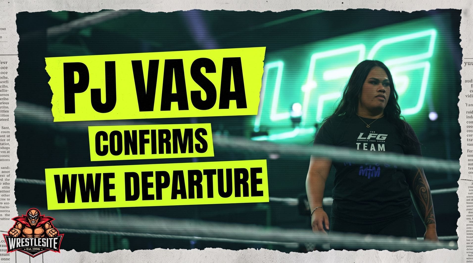 PJ Vasa confirms her WWE departure after competing through LFG and Evolve and teases her next move with a 30-day countdown