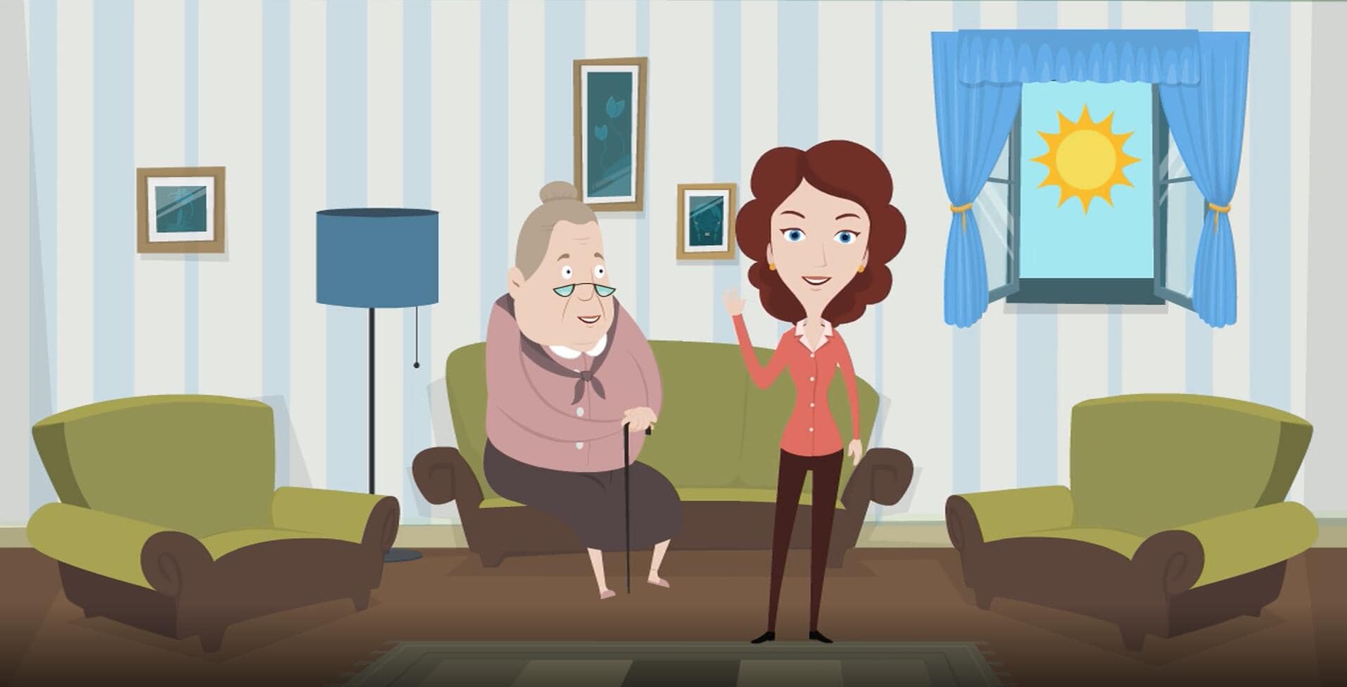 seniorinnenbetreuung seniorenbetreuung schweiz altenpflege pflegehilfe betreuung zuhause videoteaser