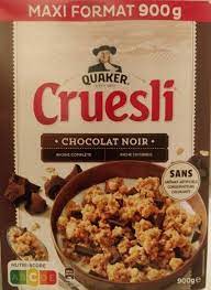 QUAKER - Cruesli Chocolat Noir