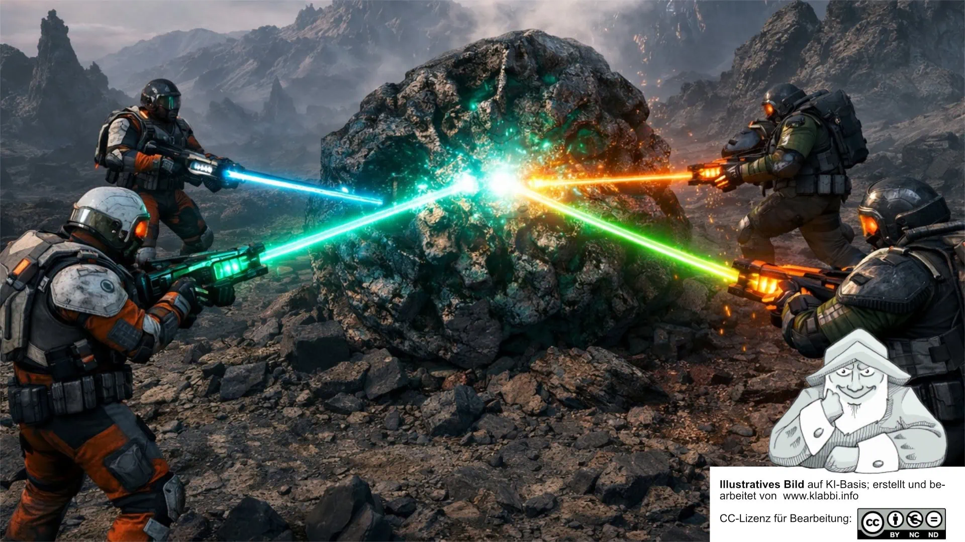 So stelle ich mir das vor, im Multiplayer in StarRupture Meteoriten-Kerne abzubauen.