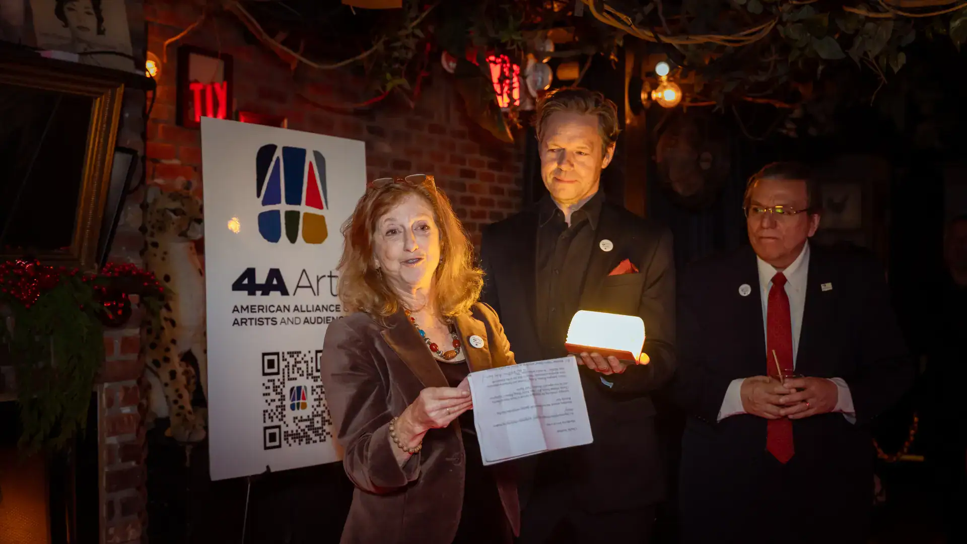 4A Arts Board Member Joy Javits shares an acrostic poem she composed in honor of Charlie Reinhart