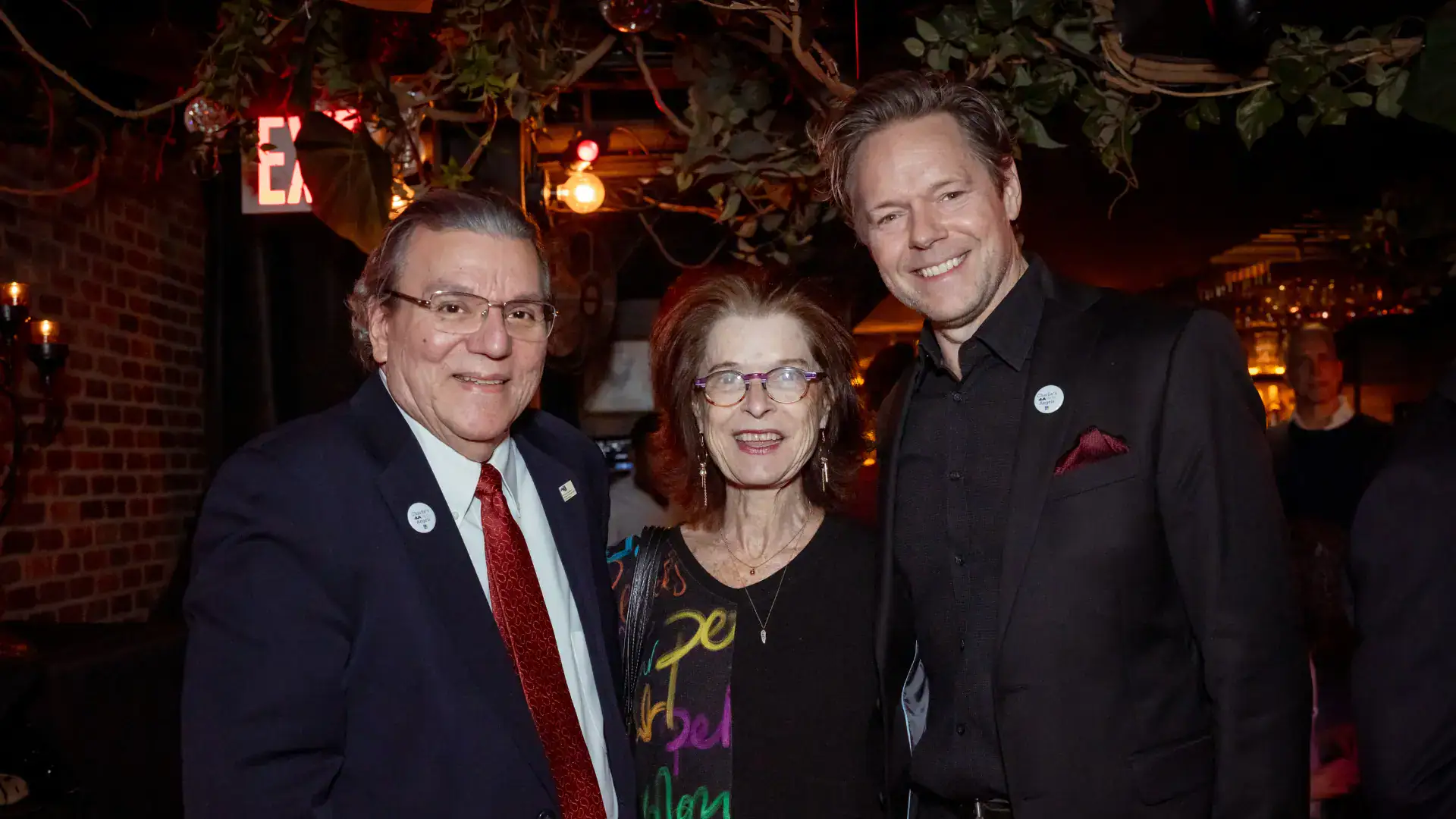 Board Chairs Luis Cancel, and Paula Lawrence with Executive Director Gavin Lodge