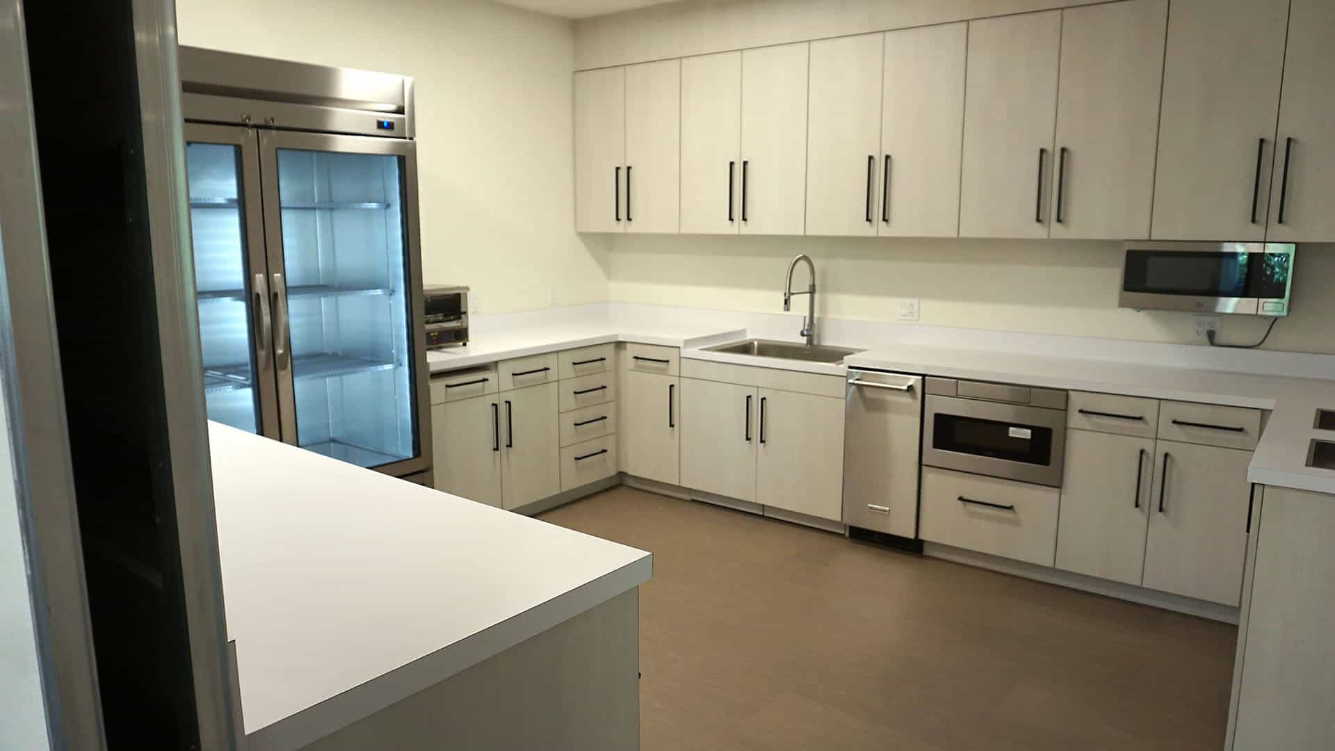 Photo of redesigned NVA kitchen interior