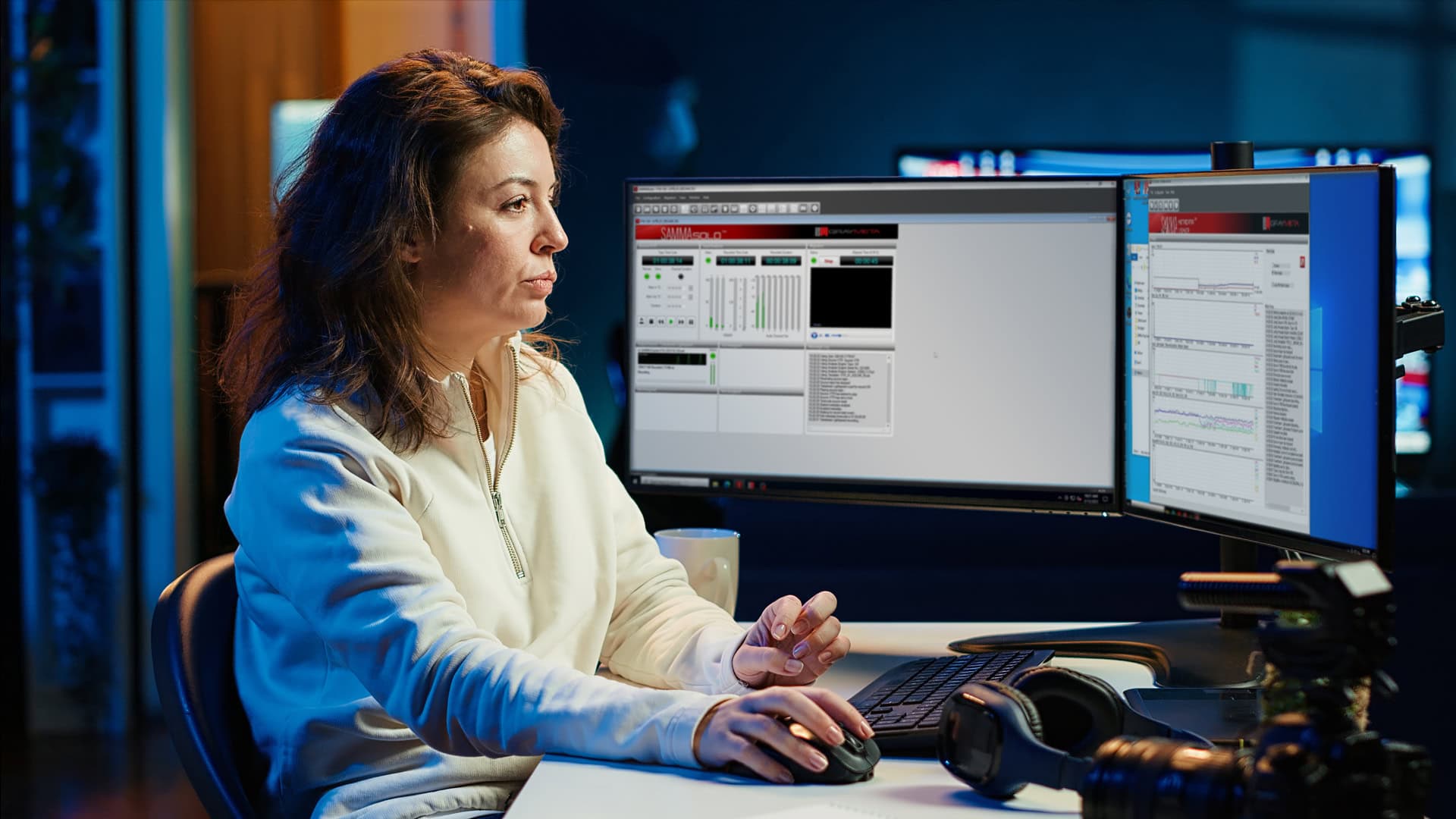 Videotape collections represent decades of cultural and historical value — but time and technology aren’t on our side.
SAMMA, our Emmy® Award-winning videotape migration system, transforms legacy videotapes into usable digital assets.