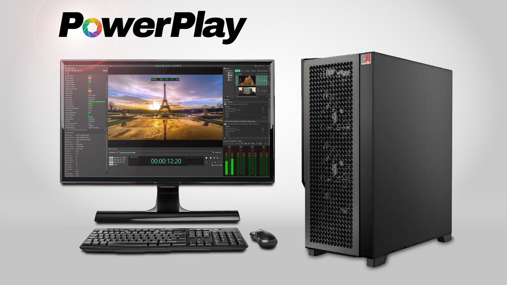 Tailored to enhance the features of Iris Play, the leading software for digital media
playback, PowerPlay ensures that professionals can leverage accurate validations, and real-time, frame-accurate playback without a hitch.