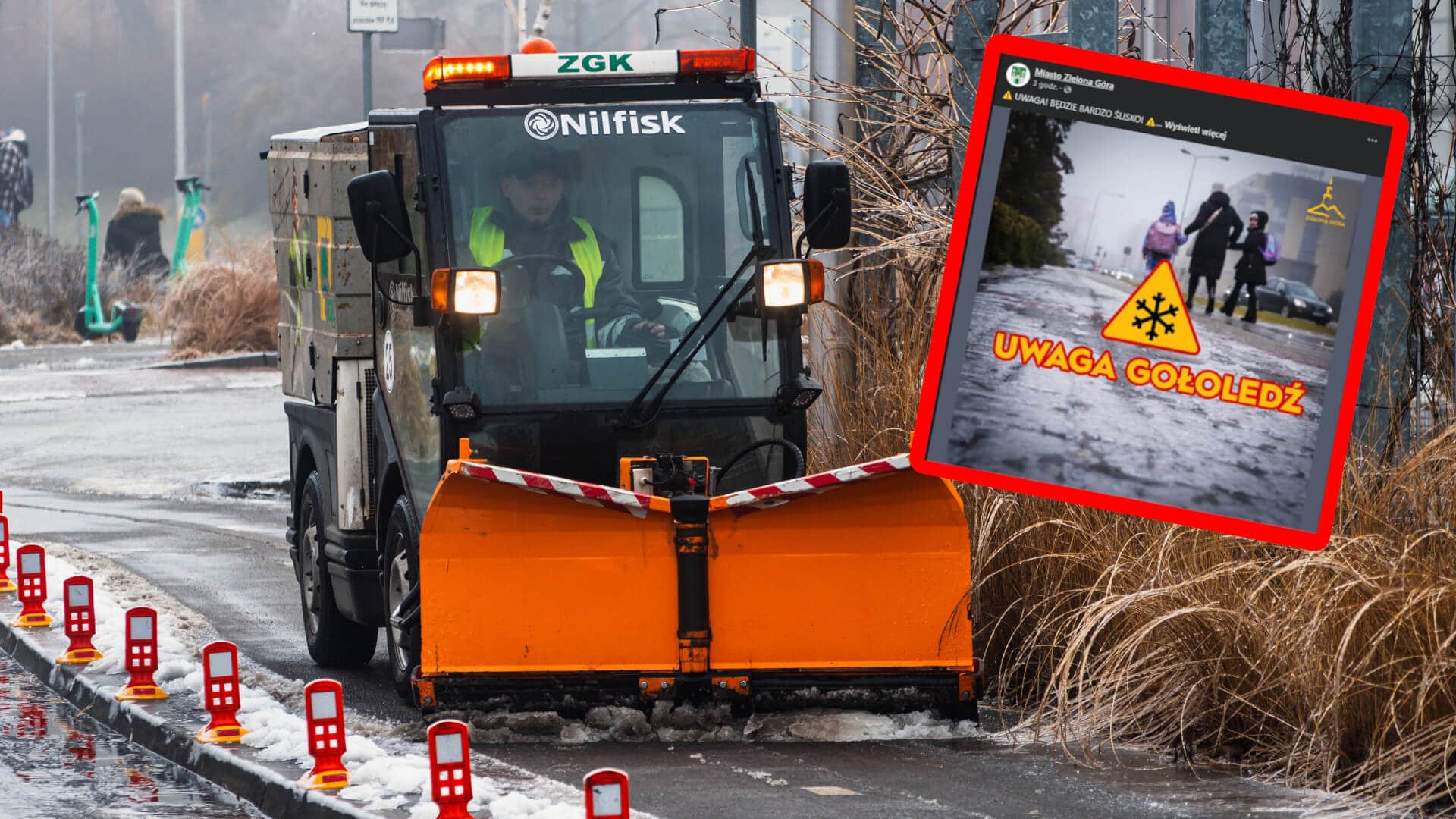 gołoledź Zielona Góra - ostrzeżenie IMGW Zielona Góra