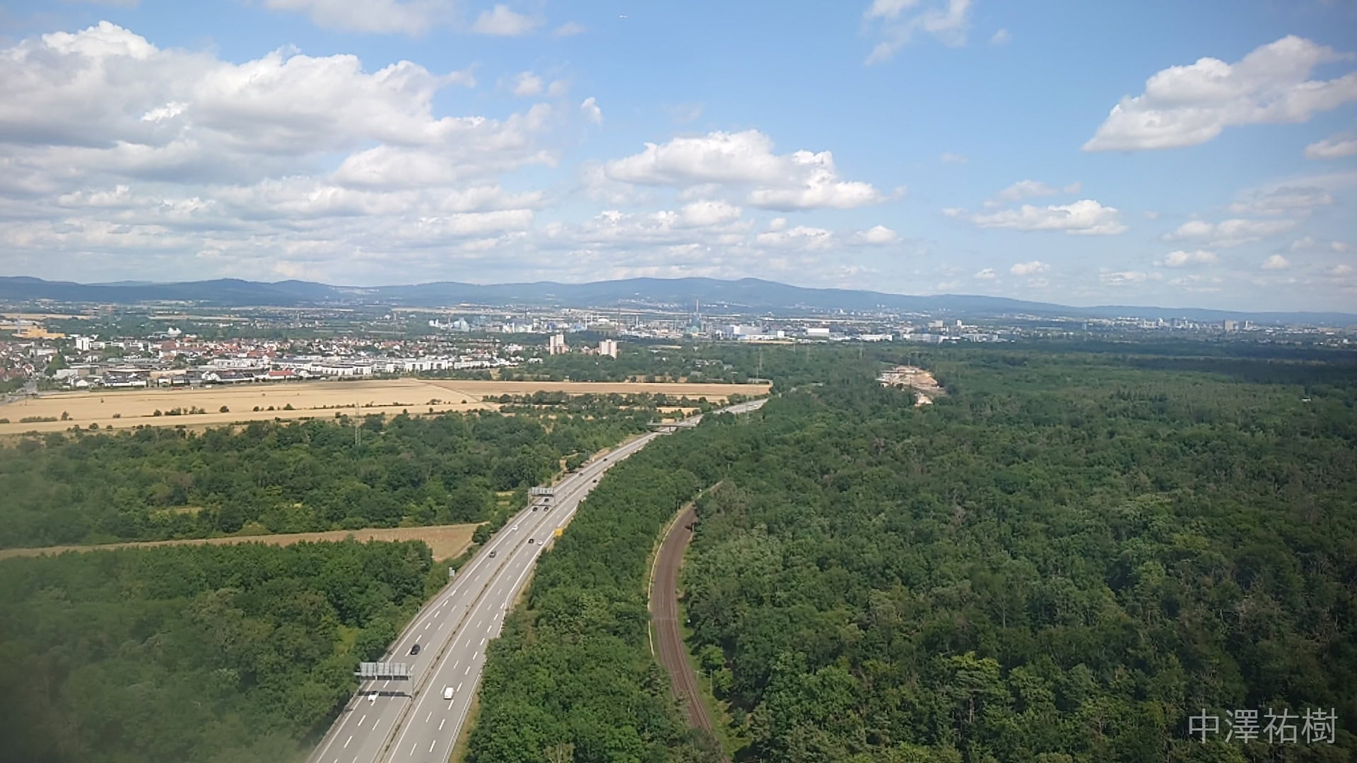 着陸直前