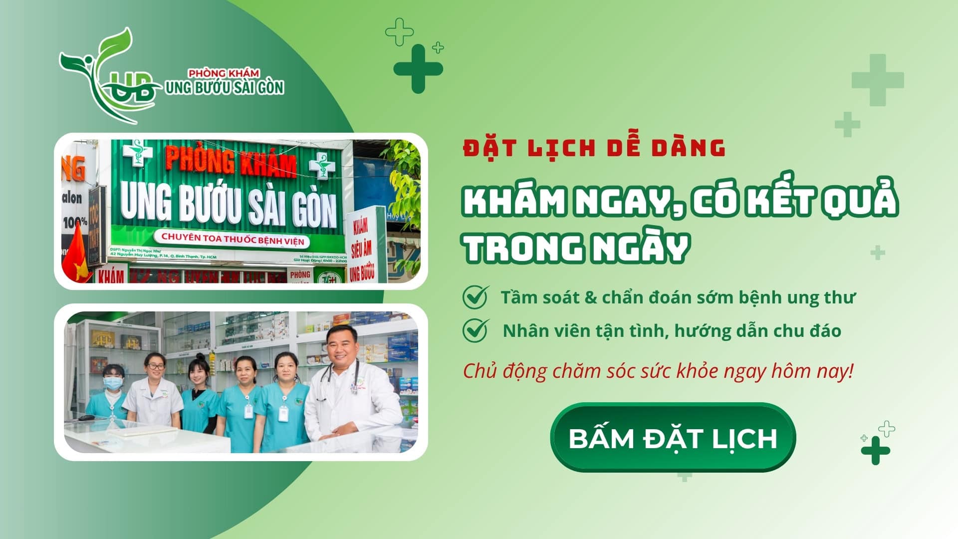 Đặt lịch dễ dàng tại phòng khám ung bướu sài gòn