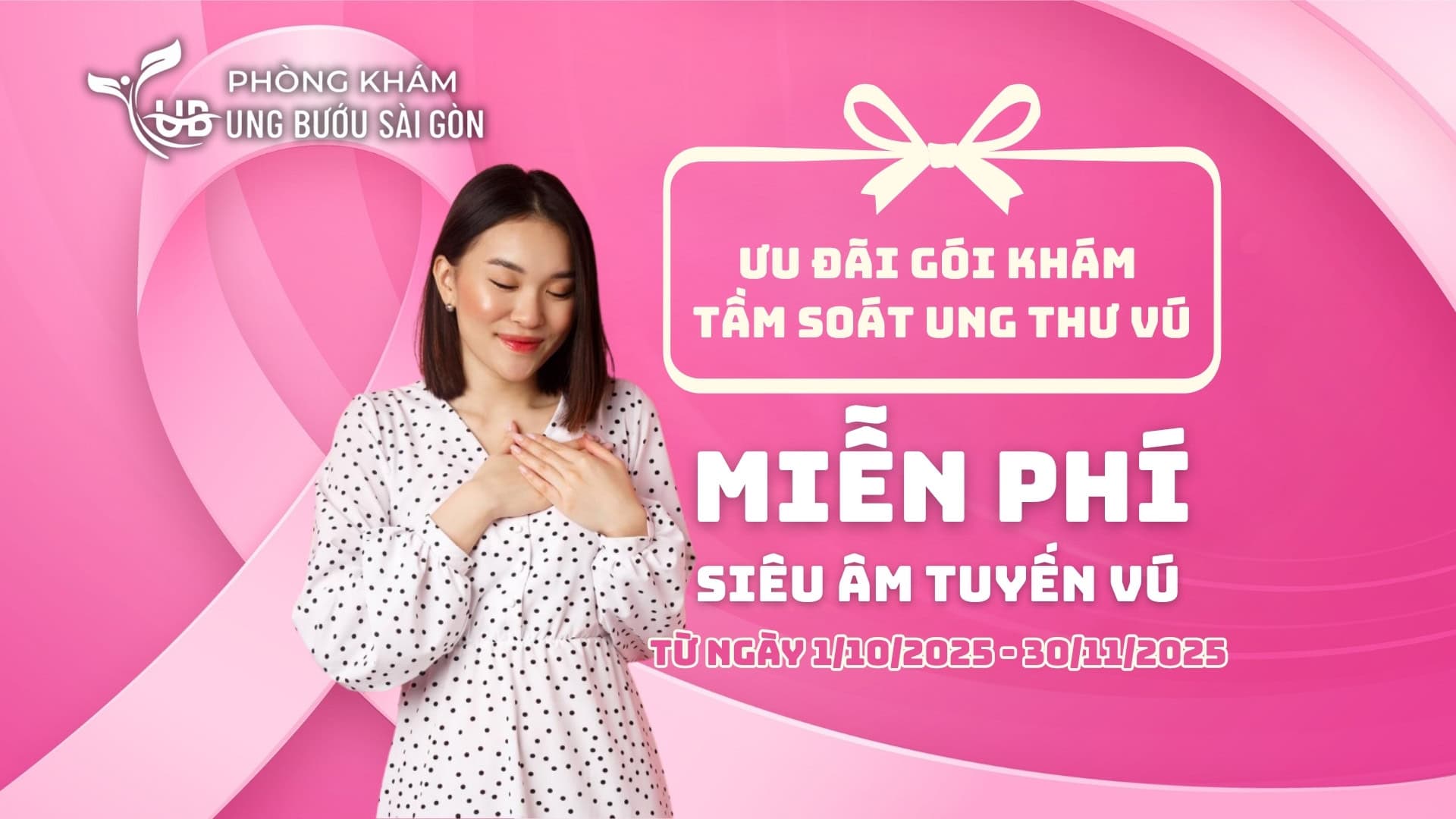 Ưu đãi 2010 Miễn phí siêu âm vú khi tầm soát ung thư vú sớm