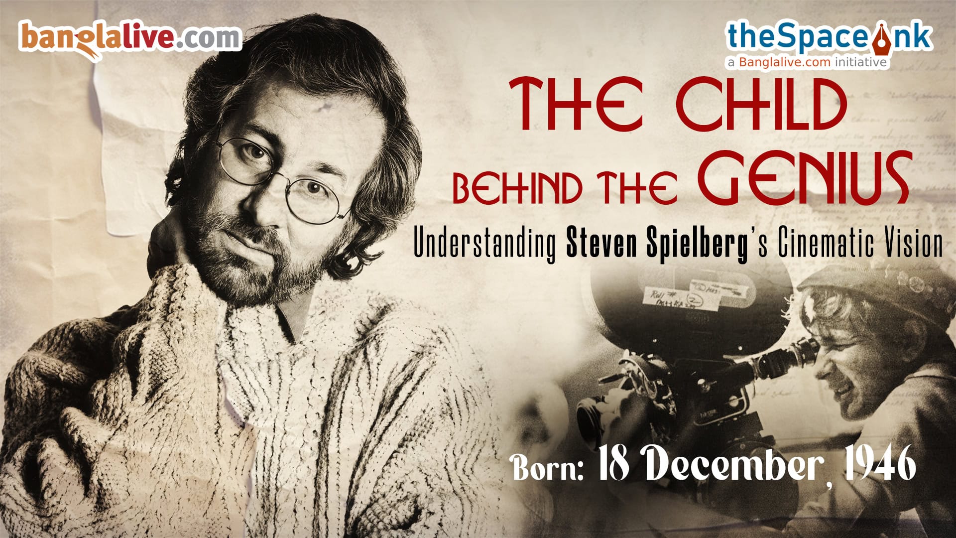 Steven Spielberg Birthday Tribute Video Cover