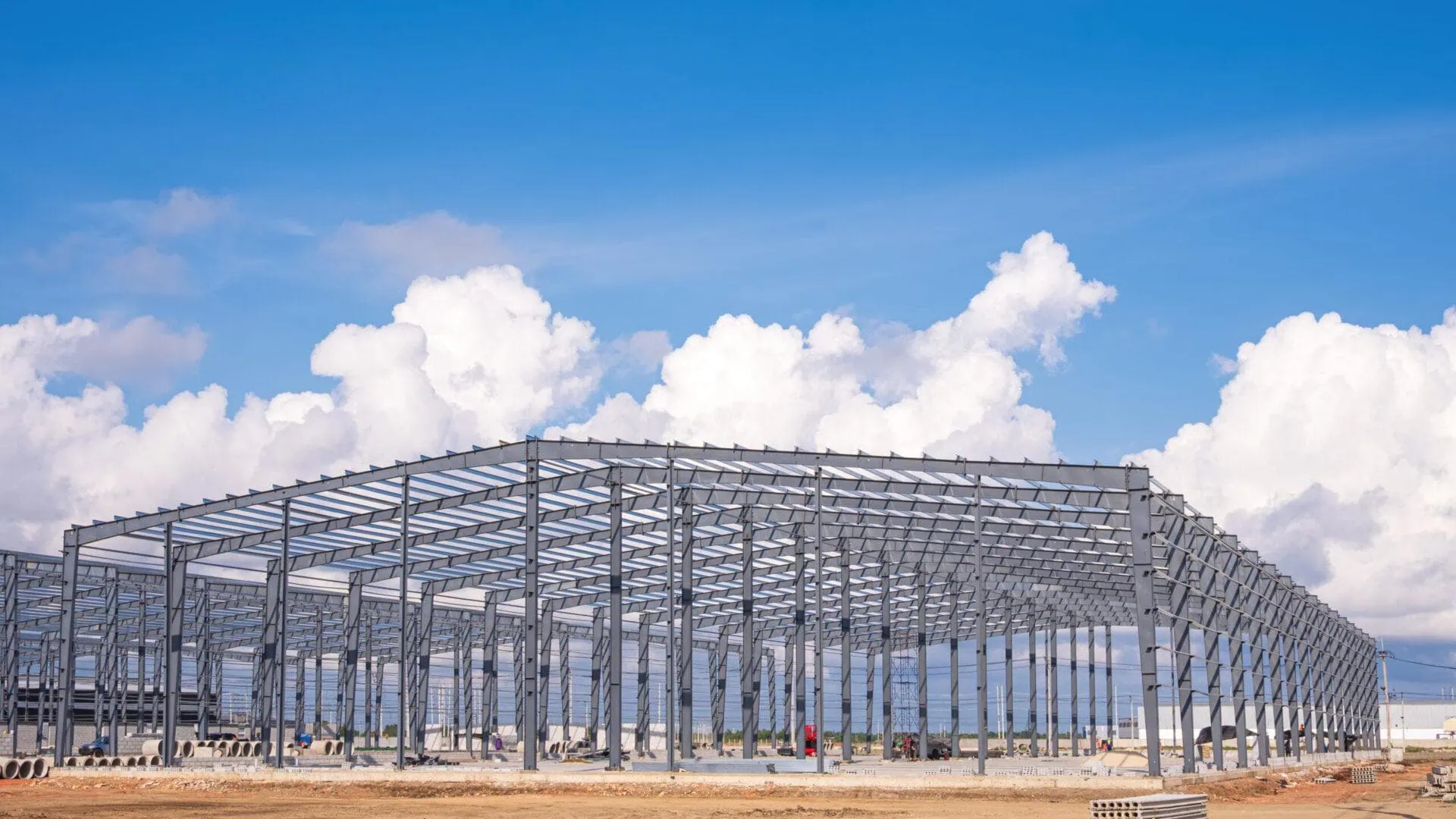 Industrial Steel warehouse
