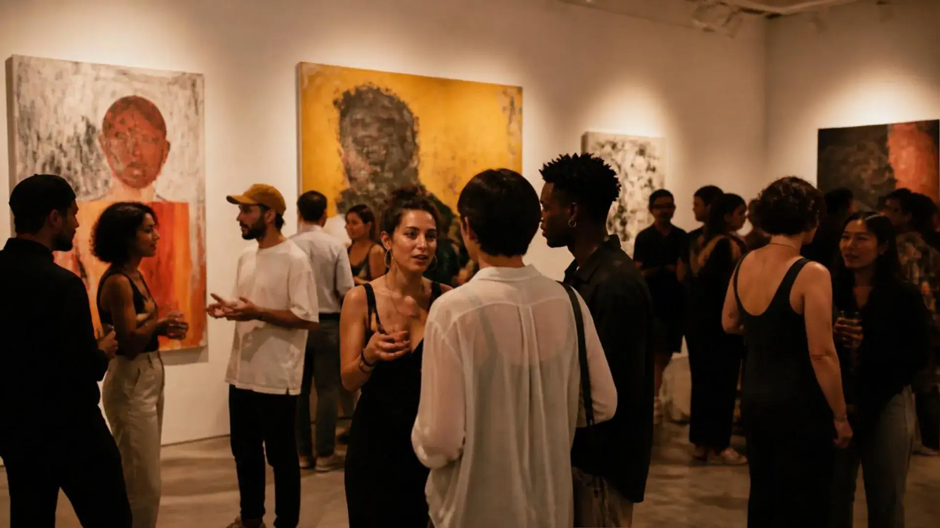 Celebrity reputation management case study: guests at a London gallery opening
