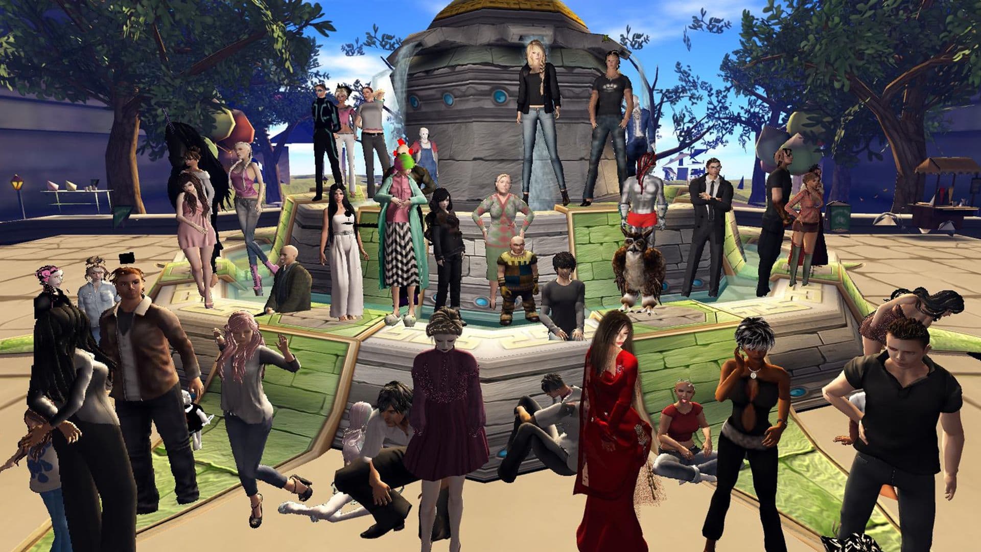 Second Life metaverse