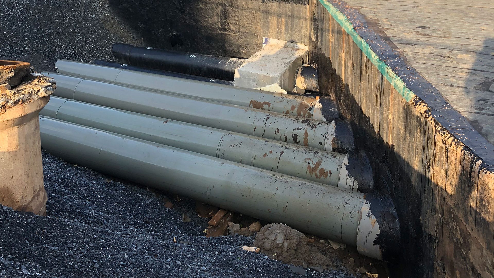 Penn State Health Milton S. Hershey Medical Center underground steam and water pipes