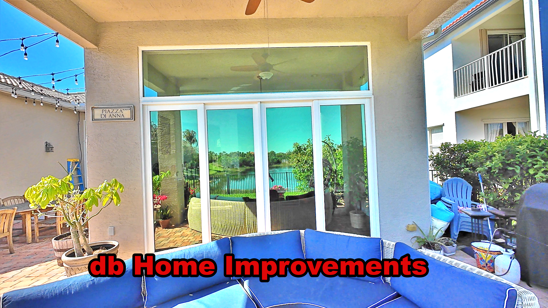 The Logistics of Impact: Moving Multiple Tons Heavy duty PGT impact sliding patio door tracking system in Palm City Florida