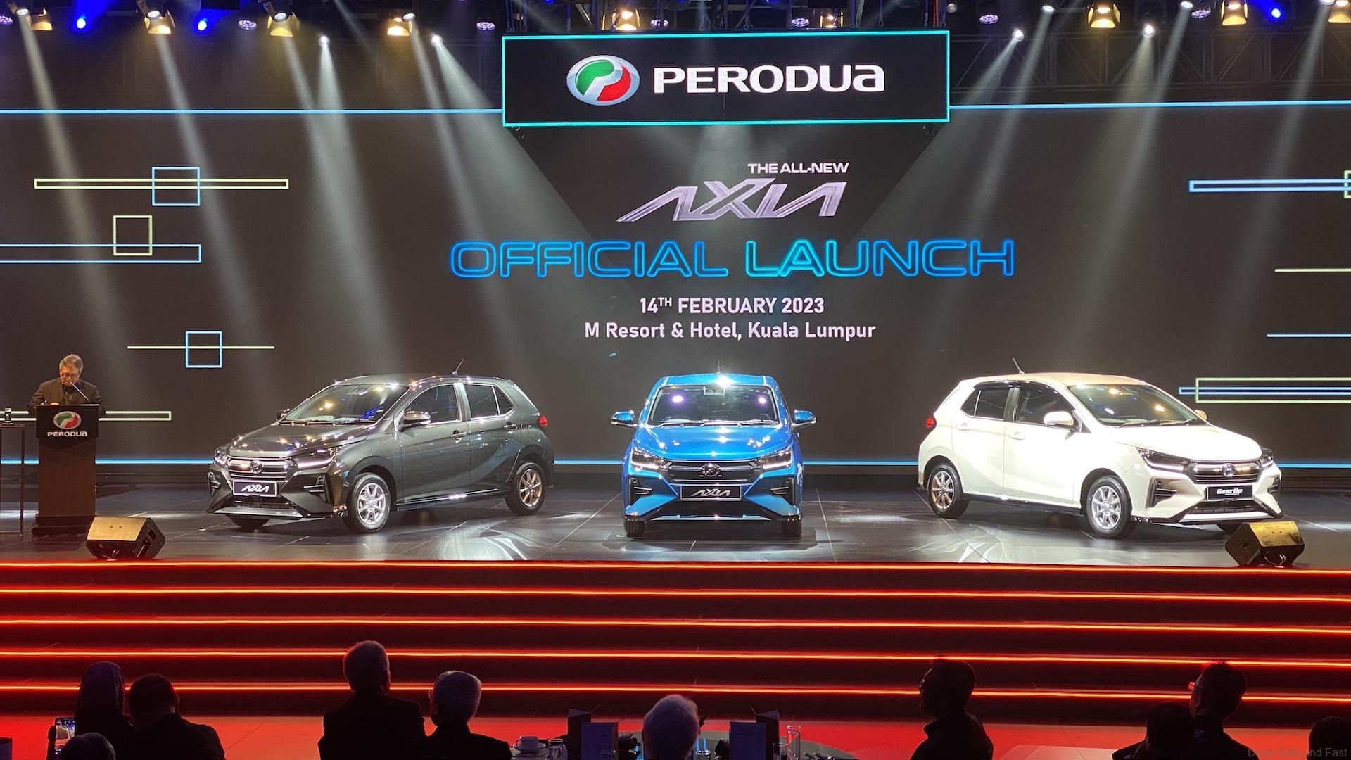 perodua axia launch