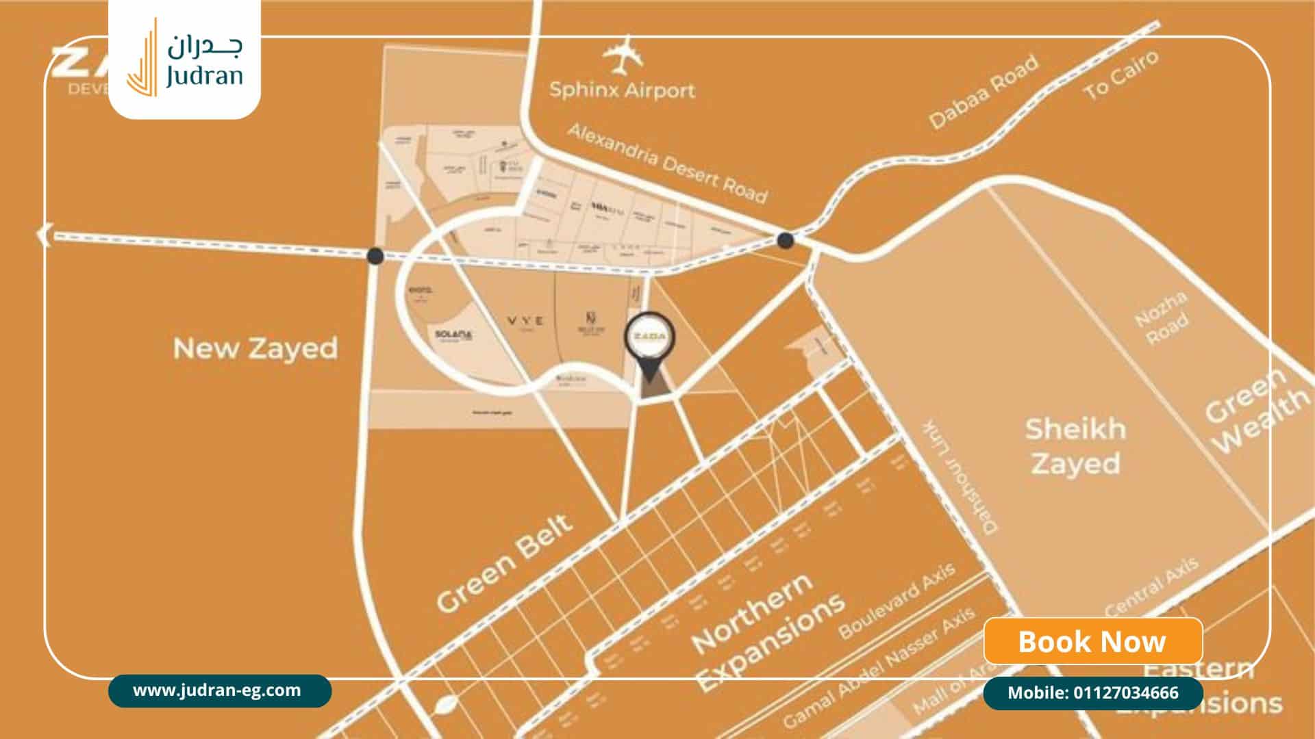 ما موقع كمبوند Lu Zada نيو زايد؟