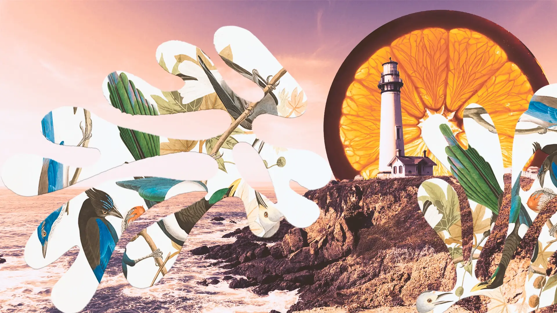 Collage digital conceptual con texturas, formas abstractas y elementos visuales únicos, muestra del estilo artístico de la diseñadora gráfica mdengra.
