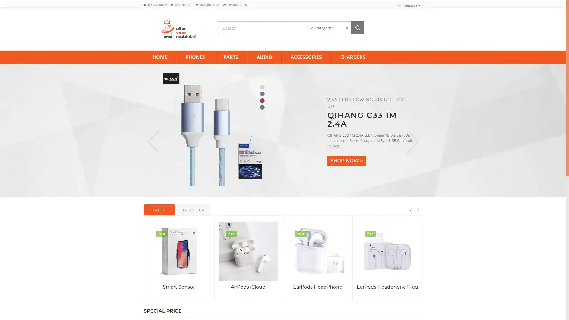 Alles Voor Mobiel mobile accessories
