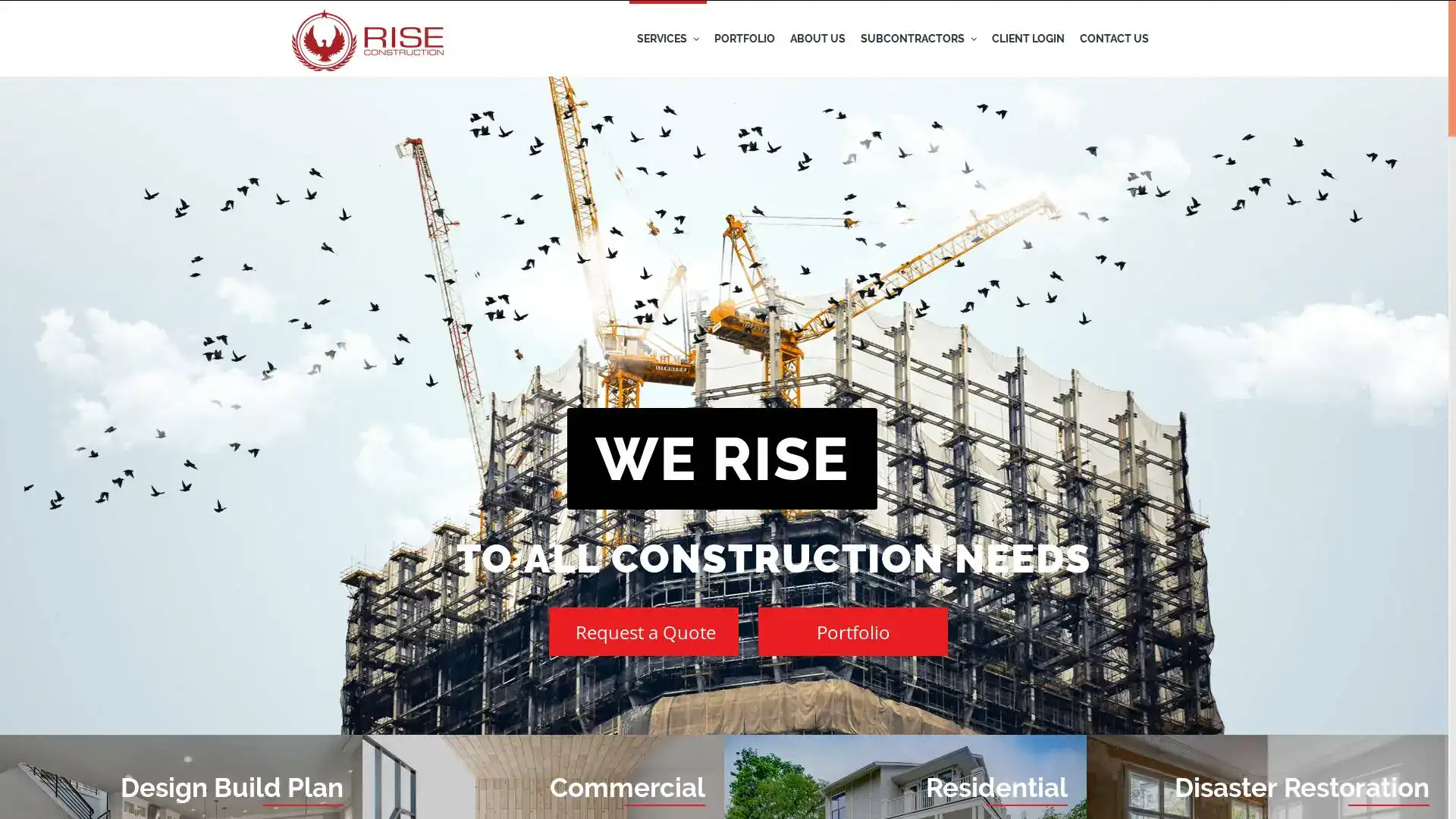 Rise Construction Website – SMN Digital Consultancy