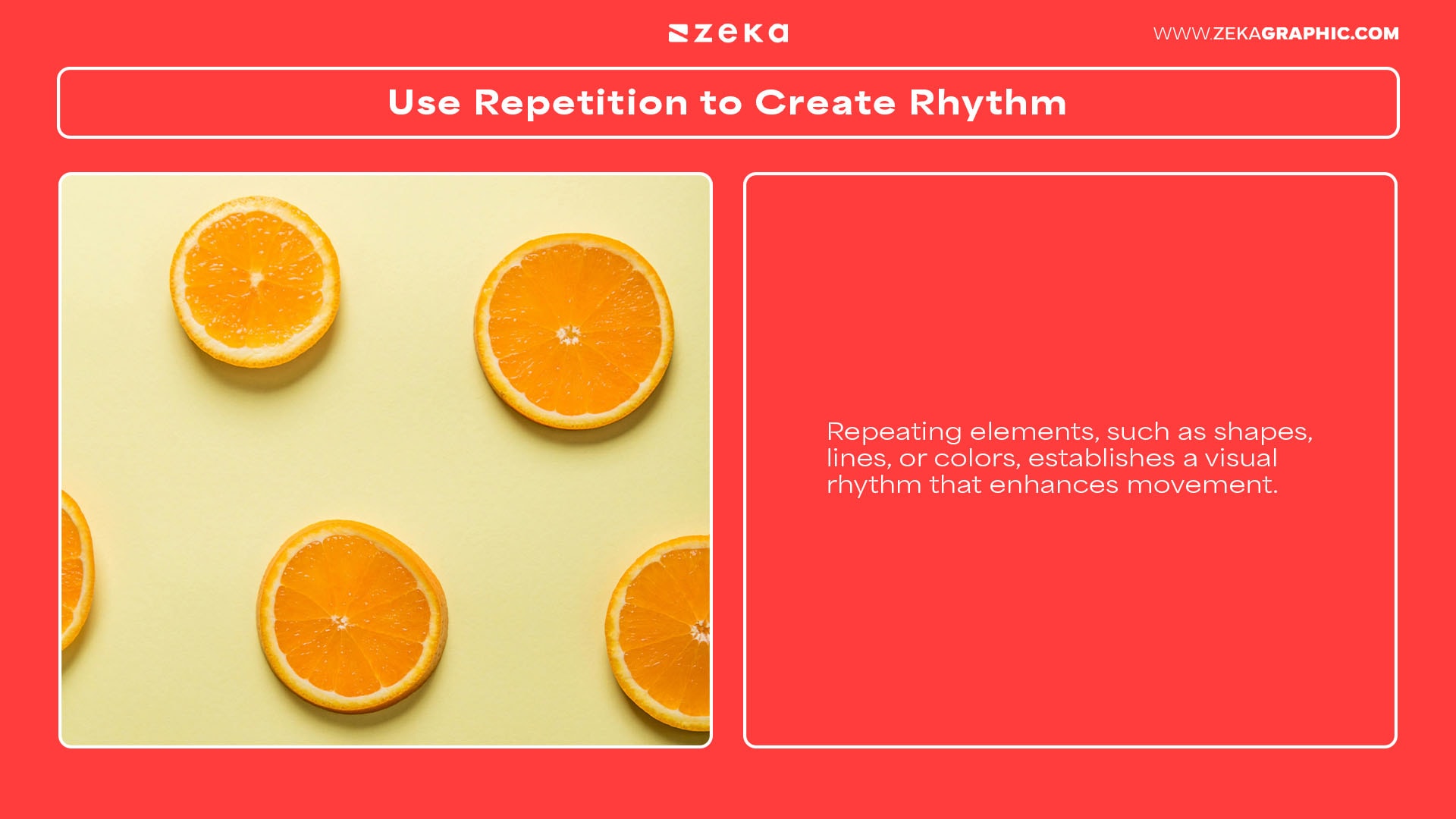 Use Repetition to Create Rhythm