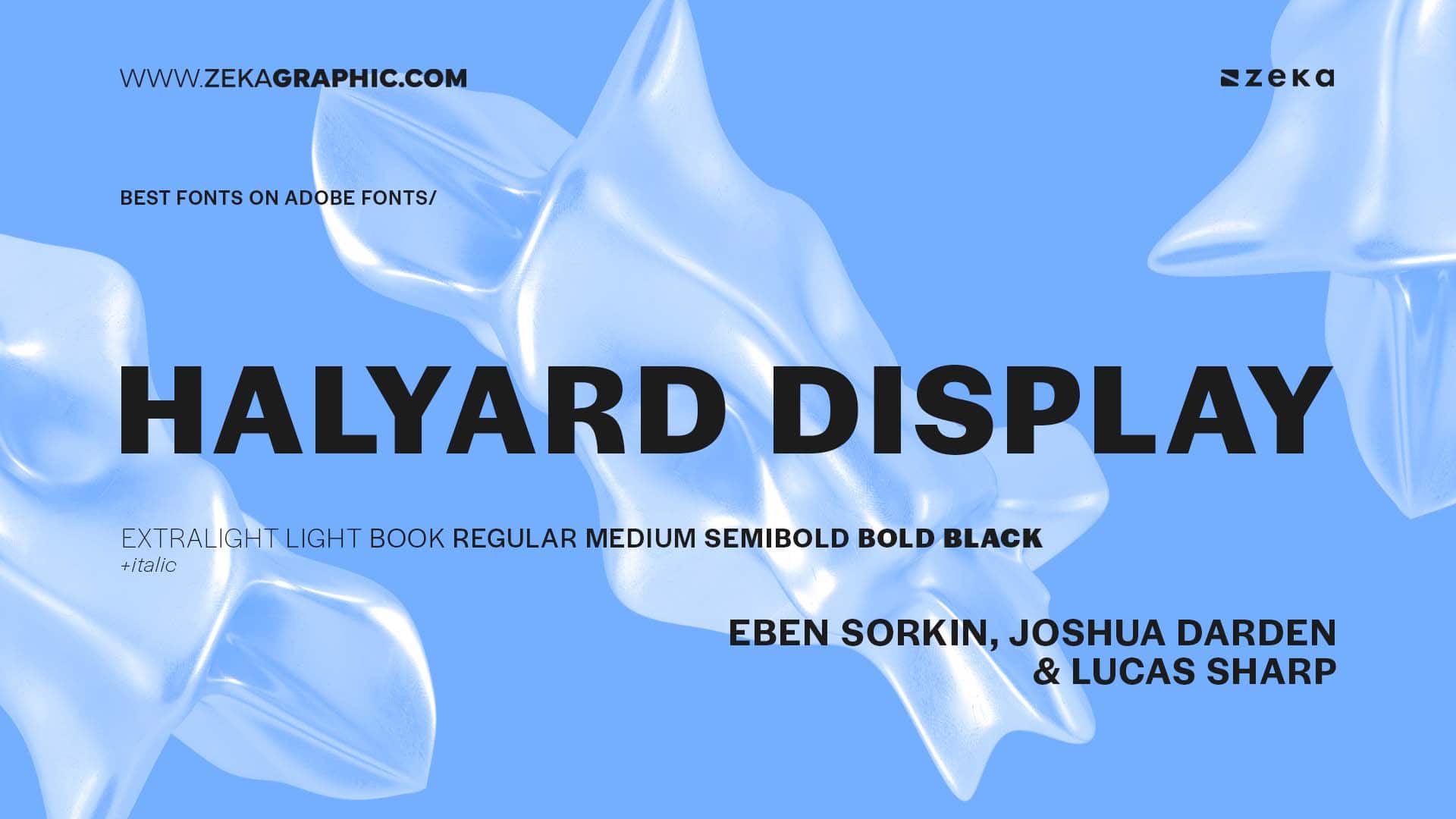 Best Adobe Fonts Halyard Display
