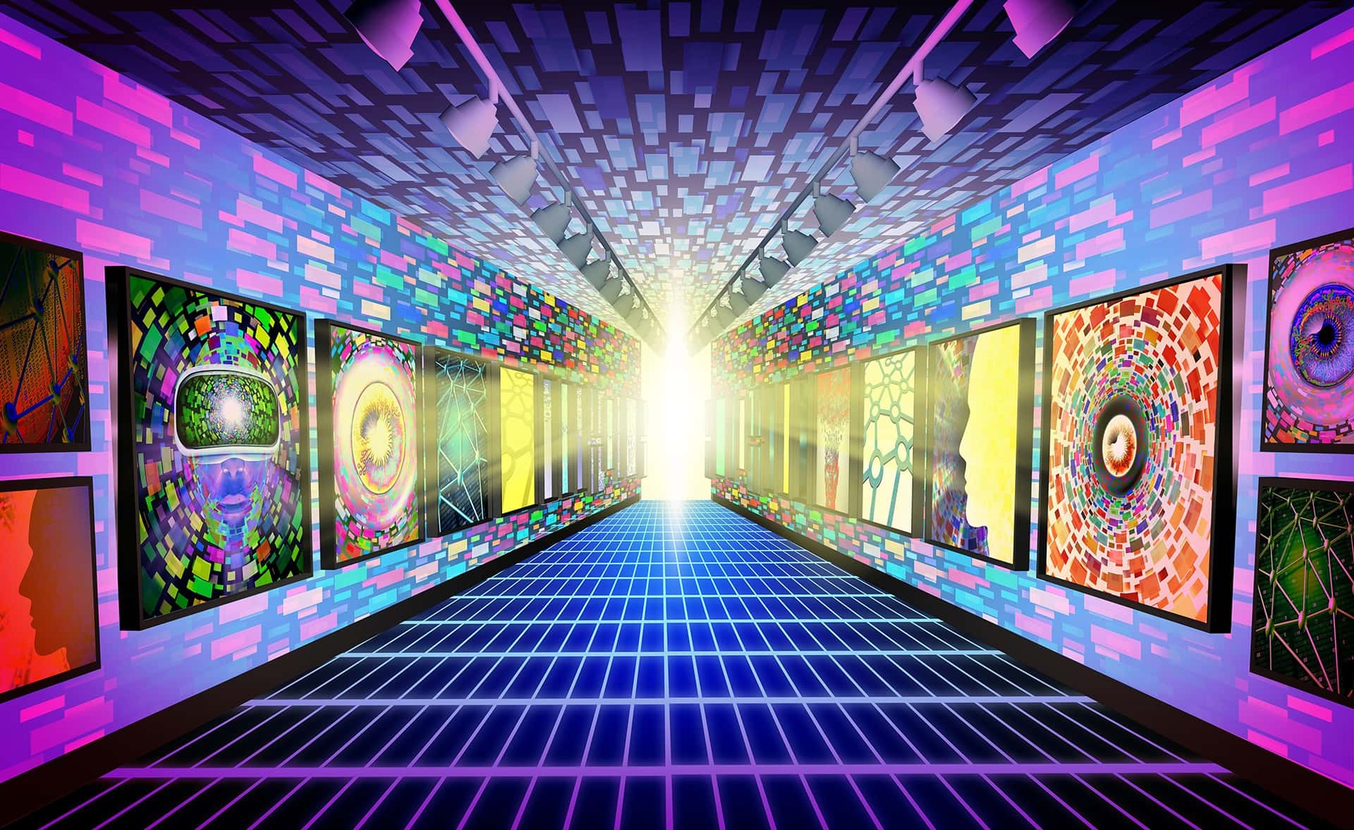 virtual art gallery met averse