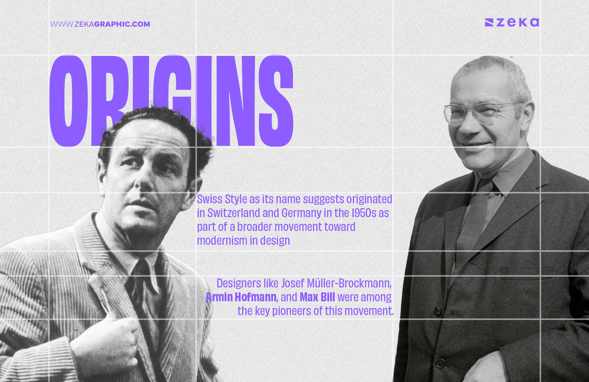 Swiss Style pioneers