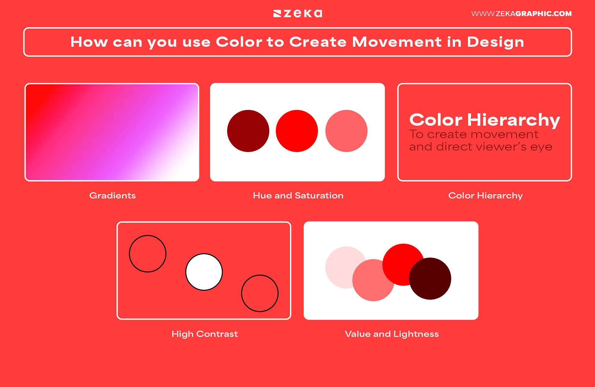 How can you use Color to Create Movement in Design