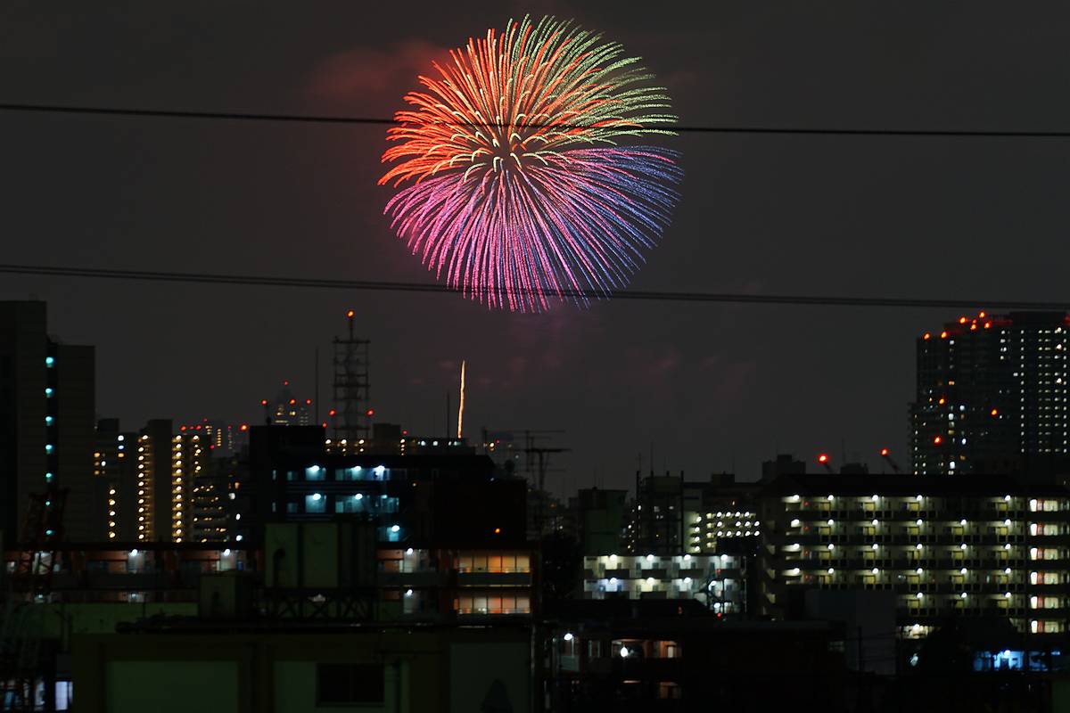 最初で最後の花火