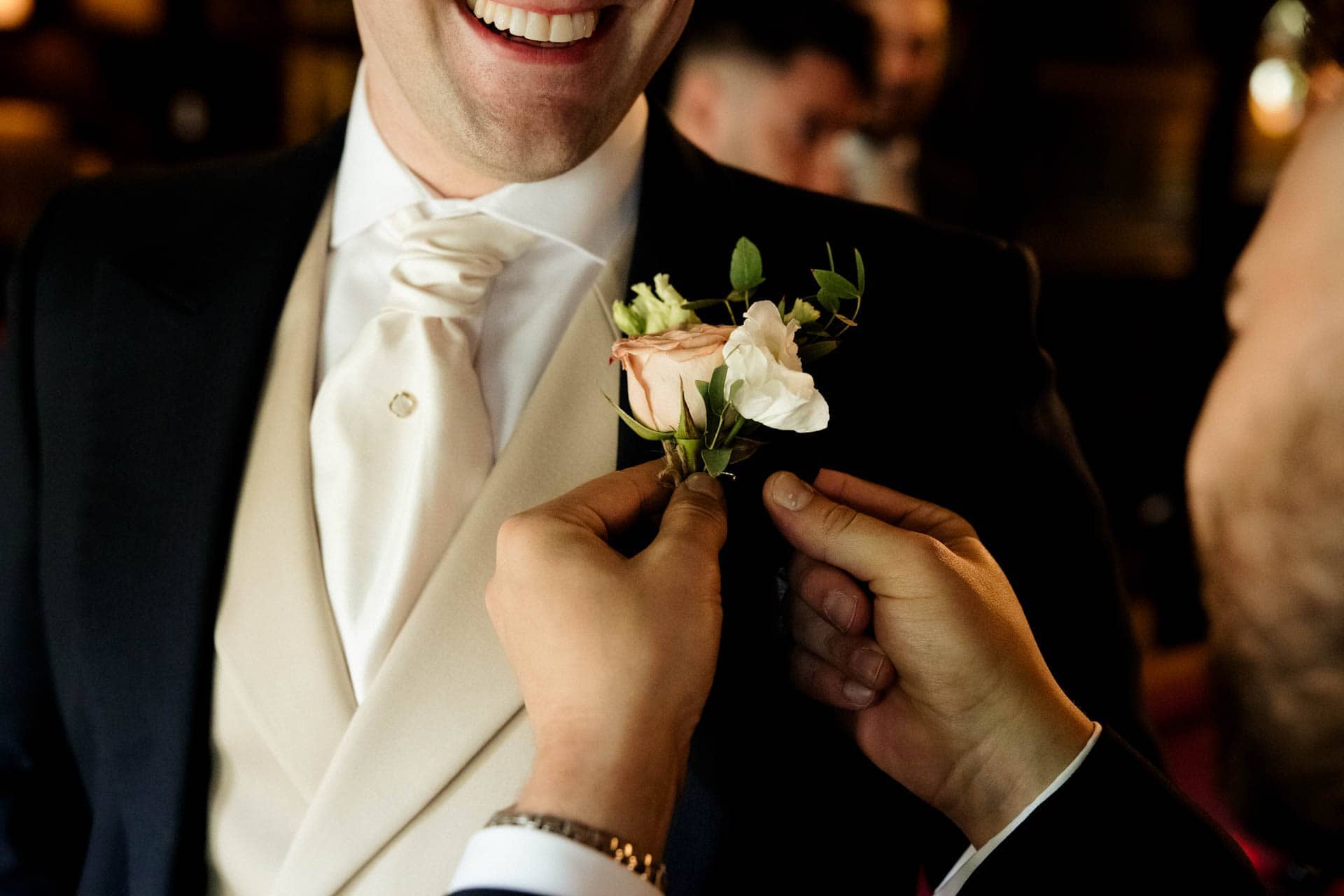 bridal preparations at eaves hall