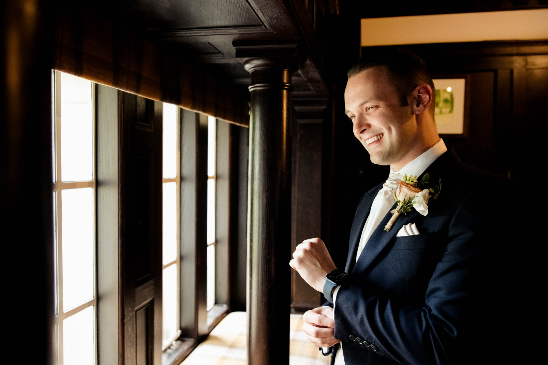 bridal preparations at eaves hall