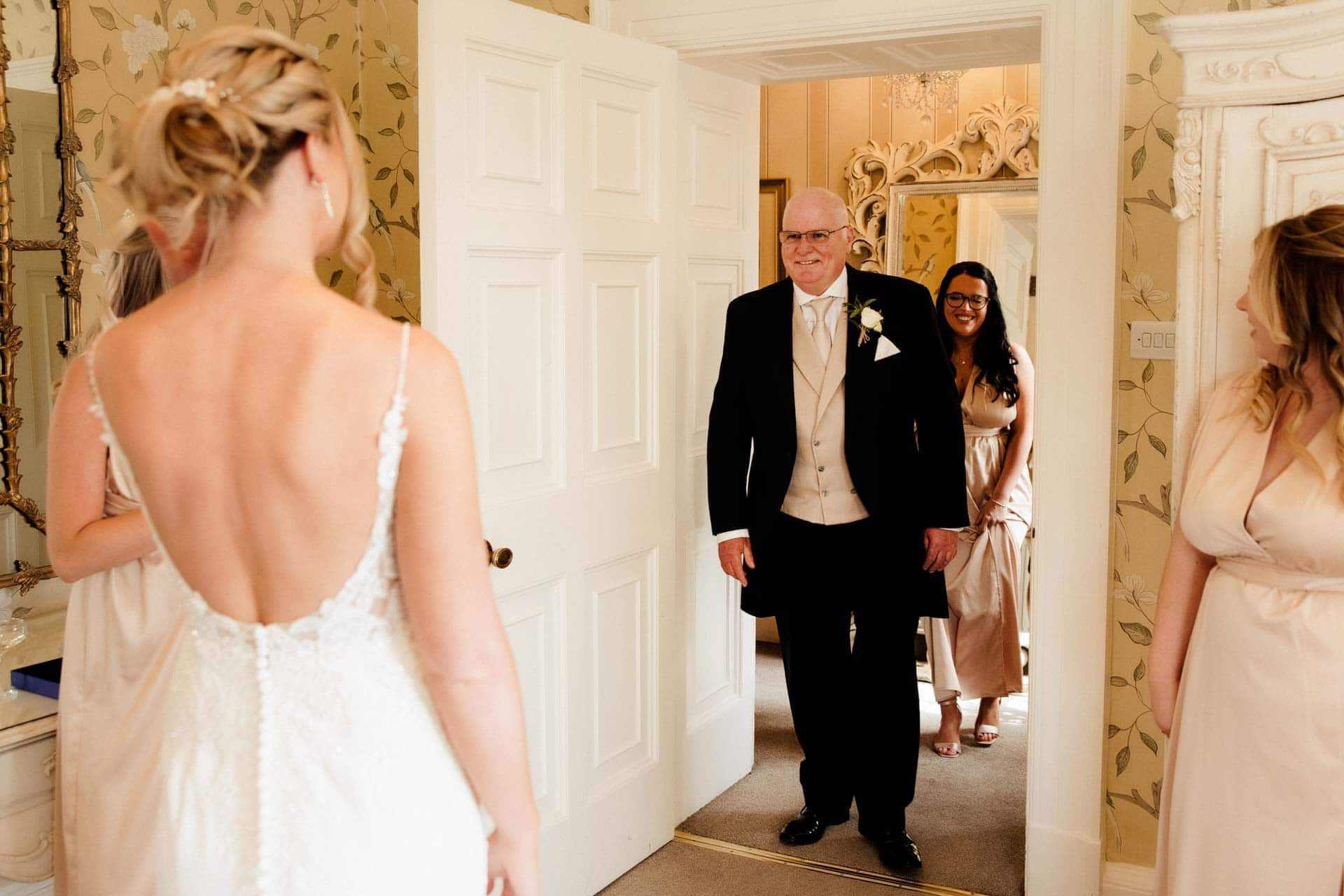 bridal preparations at eaves hall